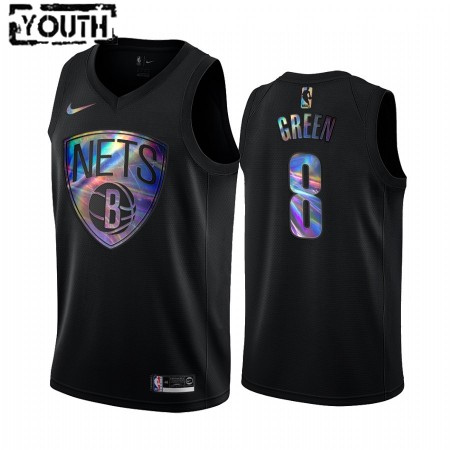 Kinder NBA Brooklyn Nets Trikot Jeff Green 8 Iridescent HWC Collection Swingman